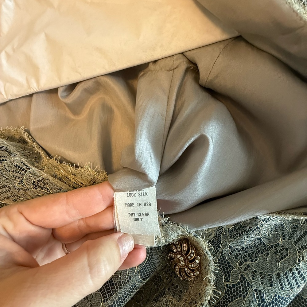 Badgley mishka vintage silk dress - Picture 6 of 6